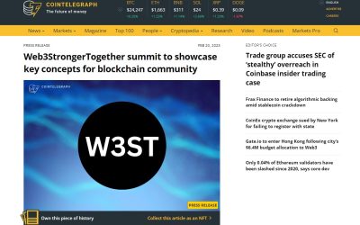 Web3StrongerTogether Summit to Showcase Key Concepts for Blockchain Community